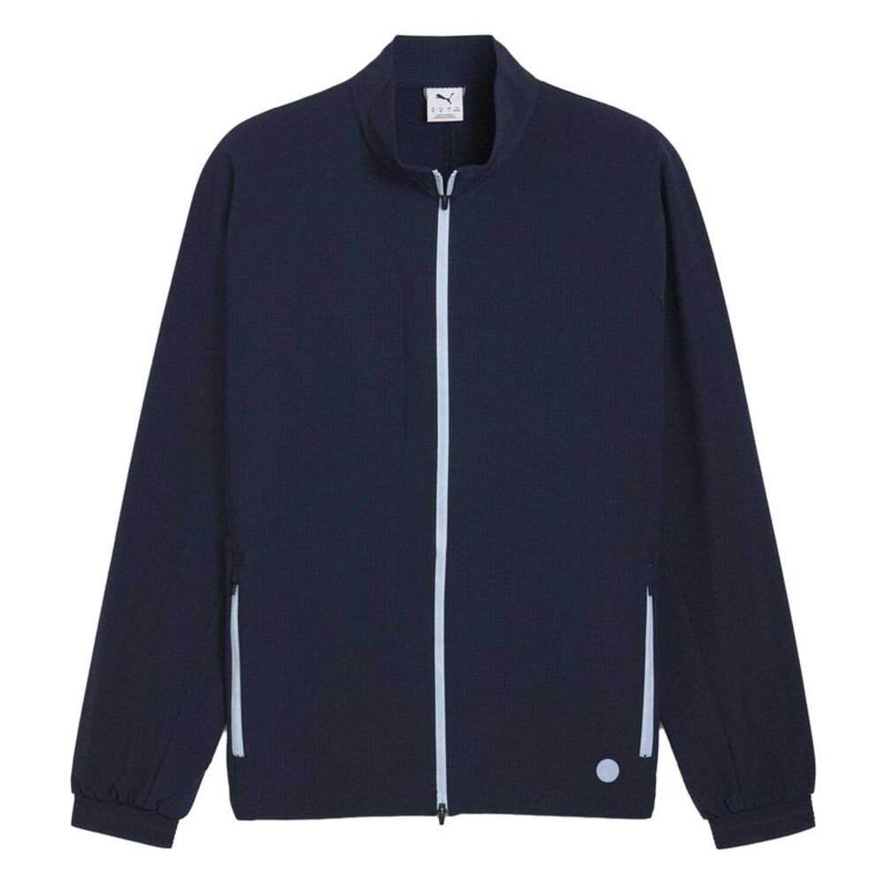 Puma Mens Cypress Performance Golf Soft Shell Jacket / Deep Navy - Picture 1 of 3